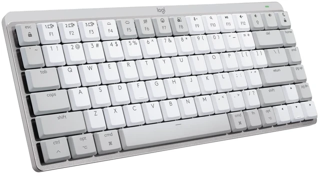 Main image of Logitech MX Mechanical Mini Mac Wireless Keyboard Low-Profile - Pale Grey