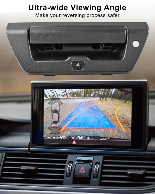 Alt view image 2 of 5 - Tailgate Handle with Rear View Camera Fit for Ford F150 F-150 2015-2017