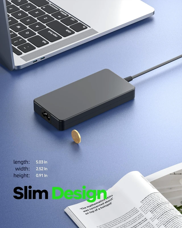Alt view image 3 of 5 - 100W USB-C Charger for Asus ROG Zephyrus, TUF Gaming G16 G14 Duo A14 Laptop