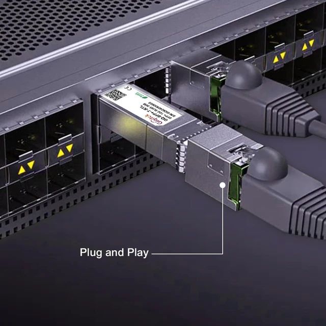 Alt view image 3 of 5 - 10GBase-T SFP+ to RJ45 10G Module,Copper SFP+ Transceiver,Up to 30m