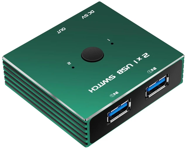 Main image of USB 3.0 Switcher 2 in 1 Out USB kvm Switch 2 Computers USB 3.1 Switcher 2 in 1 Out