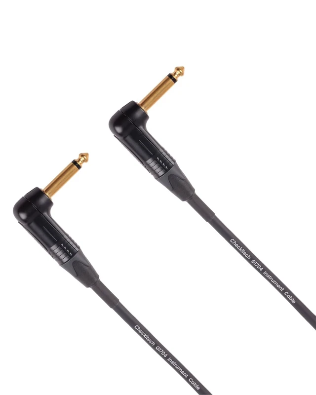 Alt view image 4 of 5 - Checkitech Gratify G1704 Right Angle to Right Angle Pedal Cable - 1 Foot