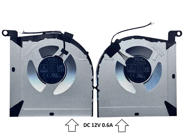 Alt view image 5 of 5 - VoltaGuru New Laptop CPU + GPU Cooling Fans for Lenovo LOQ 15IRH8 82XV, LOQ 16IRH8 82XW PN: DFSCL42P165934, DFSCL42P065934, BN8509S2H-001P, BN8509S2H-000P, BAPA0908R2HY002, DC 12V 0.6A
