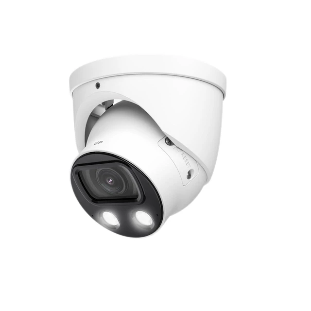 Alt view image 5 of 5 - GemaVision Full-Color Monitoring 4K 8MP 1/1.2" CMOS Fixed-Focal Warm LED Built-in MIC Turret IP POE Camera,Support IVS (Perimeter Protection) and Face Detection, IPC-Color4K-T-S2 (White-3.6mm)