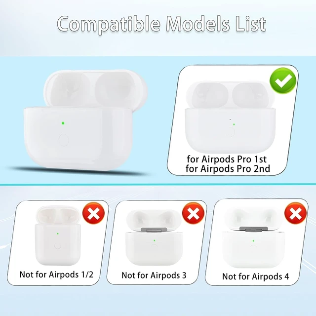 Alt view image 5 of 5 - OLEBAND Case Compatible with Airpods Pro 2&1 Charging Case