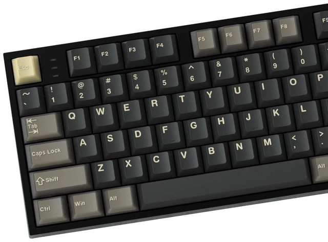 Main image of Owpkeenthy 157 Keys Cherry Profile PBT Keycaps, Oil Proof & Fade Resistant Full Set for 60% 65% 75% 80% TKL 100% Mechanical Keyboards (Cherry Ape)
