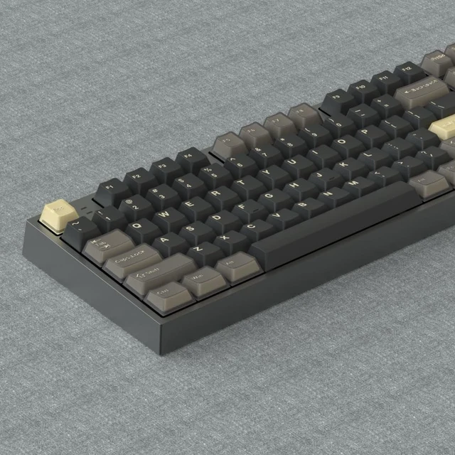 Alt view image 3 of 5 - Owpkeenthy 157 Keys Cherry Profile PBT Keycaps, Oil Proof & Fade Resistant Full Set for 60% 65% 75% 80% TKL 100% Mechanical Keyboards (Cherry Ape)