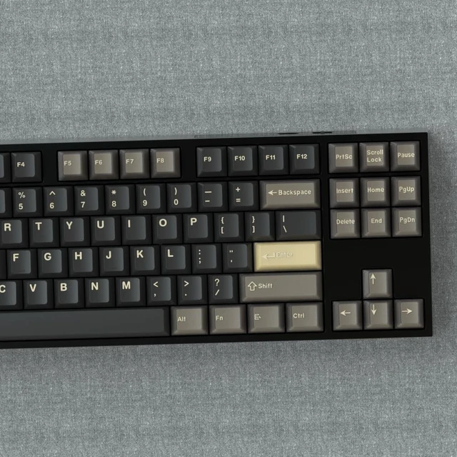 Alt view image 4 of 5 - Owpkeenthy 157 Keys Cherry Profile PBT Keycaps, Oil Proof & Fade Resistant Full Set for 60% 65% 75% 80% TKL 100% Mechanical Keyboards (Cherry Ape)