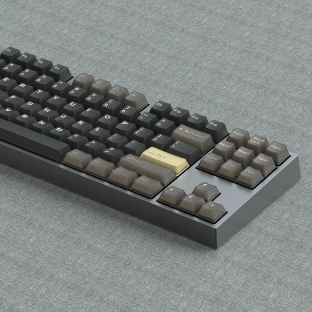 Alt view image 5 of 5 - Owpkeenthy 157 Keys Cherry Profile PBT Keycaps, Oil Proof & Fade Resistant Full Set for 60% 65% 75% 80% TKL 100% Mechanical Keyboards (Cherry Ape)