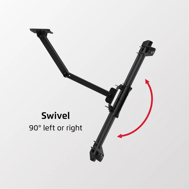 Alt view image 5 of 5 - Seneca SSA31 Full Motion Single Stud TV Wall Mount ^^ Fits 25 to 70 Screens ^^ Sits 3" from Wall ^^ 16.7" Extension ^^ 200x100-400x400 VESA Compatibility ^^ Black