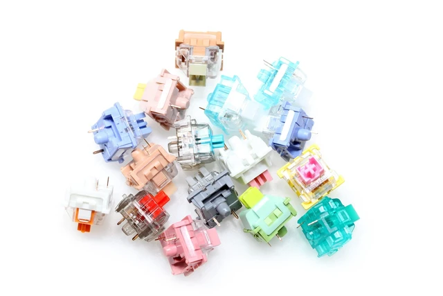 Alt view image 3 of 4 - KPREPUBLIC OTM Outemu Switch for Mechanical Keyboard Silent Linear Tactile Ocean Sea Red Lemon Purple Pink Jade Lime Peach Silver Panda Red Silent Yellow Jade(OTM Silent Yellow Jade Switch x90)