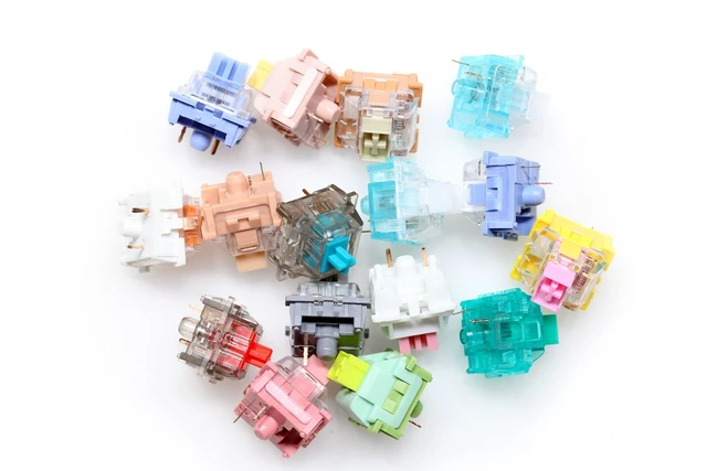 Alt view image 4 of 4 - KPREPUBLIC OTM Outemu Switch for Mechanical Keyboard Silent Linear Tactile Ocean Sea Red Lemon Purple Pink Jade Lime Peach Silver Panda Red Silent Yellow Jade(OTM Silent Yellow Jade Switch x90)