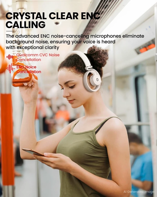 Alt view image 4 of 5 - Weofly Mixer Open Ear Headphones, Wireless Headphones with Qualcomm aptX HD, Snapdragon Sound, Comfortable Breathable Open Fit, 40-Hour Playtime, Open Back Headphones with Carrying Case (Gray)