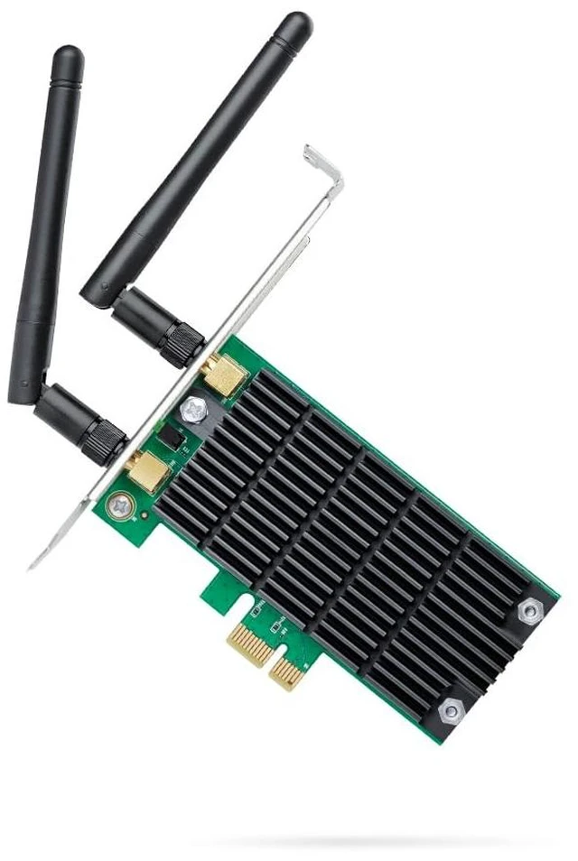 Main image of TP-Link AC1200 PCIe WiFi Card(Archer T4E)- 2.4G/5G Dual Band Wireless PCI Express Adapter, Low Profile, Long Range Beamforming, Heat Sink Technology, Supports Windows 11/10/8.1/8/7/XP