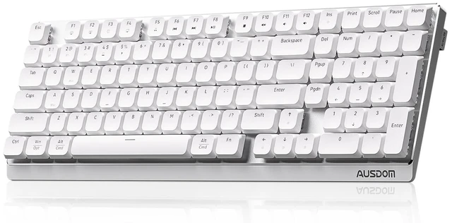 Main image of AUSDOM Wireless Mechanical Silent Office Keyboard, Low-Profile Linear Switches, Tri-Mode BT/2.4G/USB-C Computer Keyboard with Number Pad, Hot Swappable Illuminated Performance Keyboard