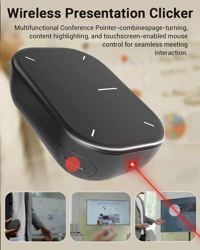Alt view image 2 of 5 - Cheerdots2 AI Mouse, Presentation Mode, Magnetic Detachable Design, Smart Software Control, Portable for Meetings & Work, Intelligent Audio Recording & Saving AI Version