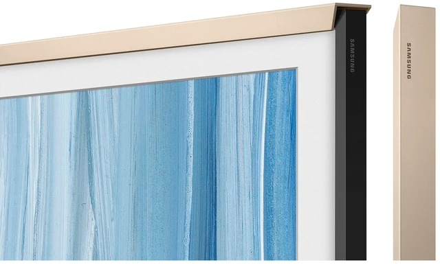 Main image of Samsung 43-Inch The Frame Customizable Bezel, Sand Gold Metal, 2026 Model