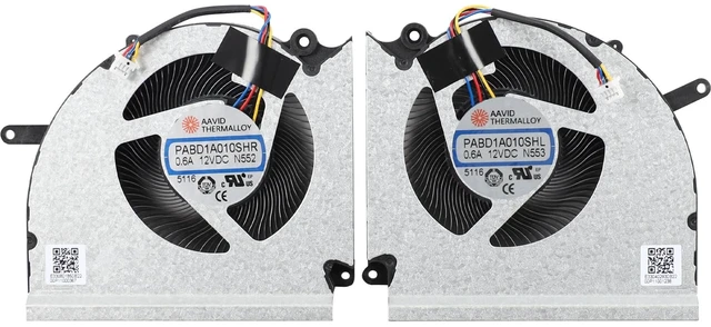 Main image of CPU+GPU Cooling Fan for MSI Vector 17 HX MS-17S3 MS-17S4 N552 N553