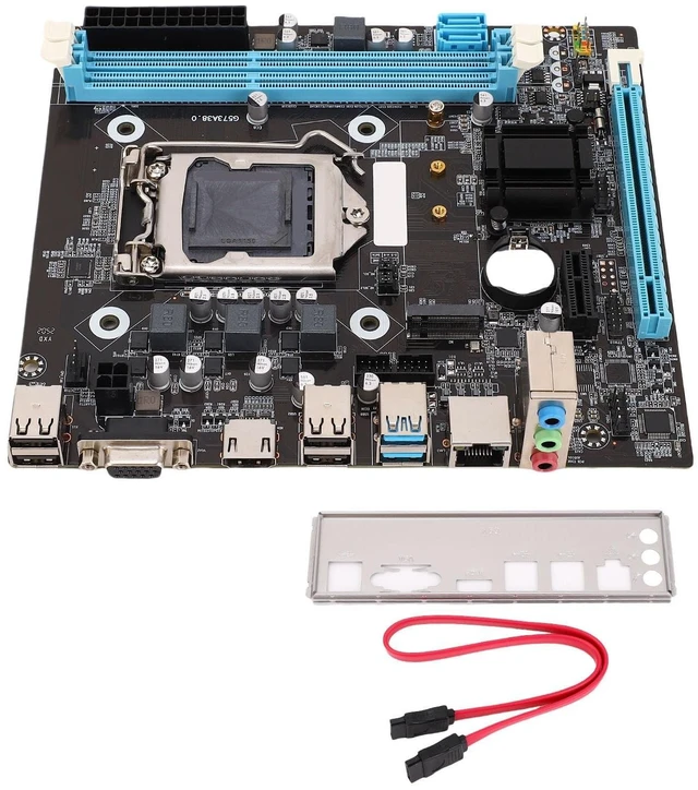 Main image of PC Motherboard Gaming Motherboard H81 M . 2 NVMe NGFF 6Gbs LGA 1150 Micro ATX High Speed Desktop PC