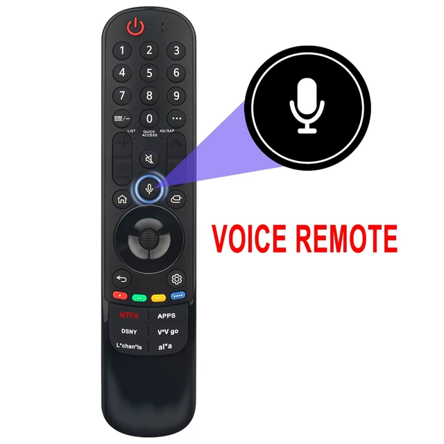 Alt view image 2 of 5 - AKB76045106 MR24GN Voice Remote Replacement for LG OLED B4 4K Smart TV 2024