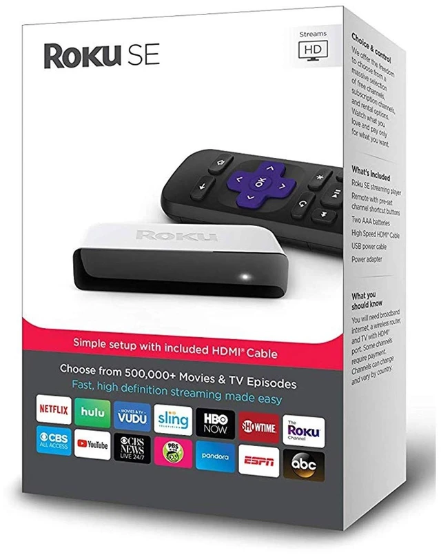 Main image of Roku 3900SE SE- Fast High-Definition Streaming. Easy On The Wallet