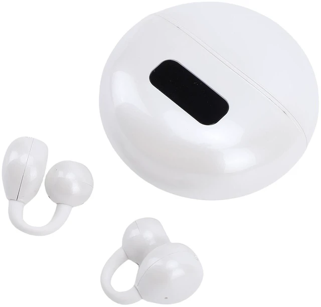 Main image of ASHATA Earbuds, Wireless Workout Headphones LED Digital Display Touch Control with Noise Canceling Mic, for Running Swimming Outdoor Sports (White)