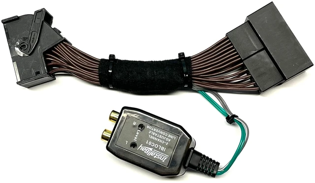 Main image of Add a Sub Bass Subwoofer Amp Adapter Interface to Factory Car Stereo Radio -Made for Some BMW + Mini: No Fiber Optic Factory System- Vehicles Listed Below