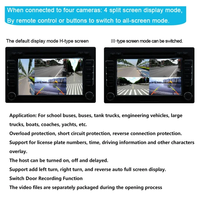 Alt view image 2 of 5 - 4 Channel 1080P AHD Video Multiplexer 12V/24V