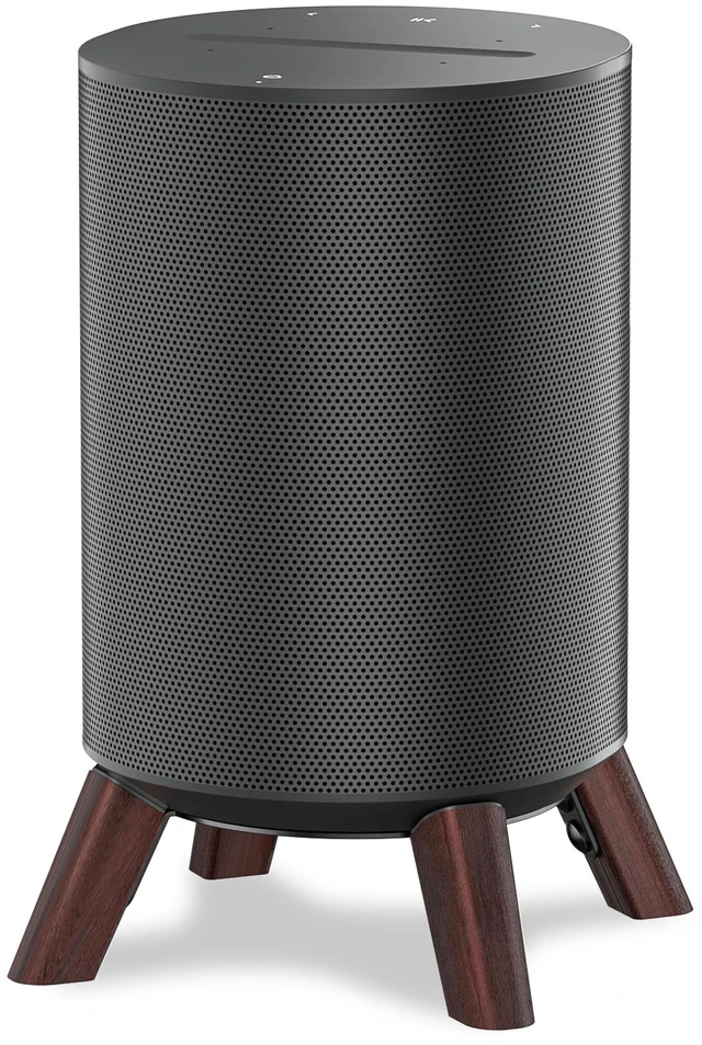 Main image of Wooden Desk Stand for Sonos Era 100 and Sonos Era 100 SL, Tripod Desktop Speaker Stand with Stable Base for Optimal Sound Quality, Easy Installation, Natural Wood Finish