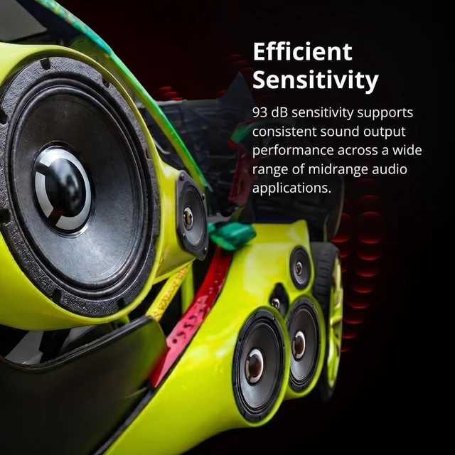 Alt view image 4 of 5 - Ciare Americano 8A250M-4, 8 Midrange Speaker, 4 Ohm, 250W Car Audio Driver