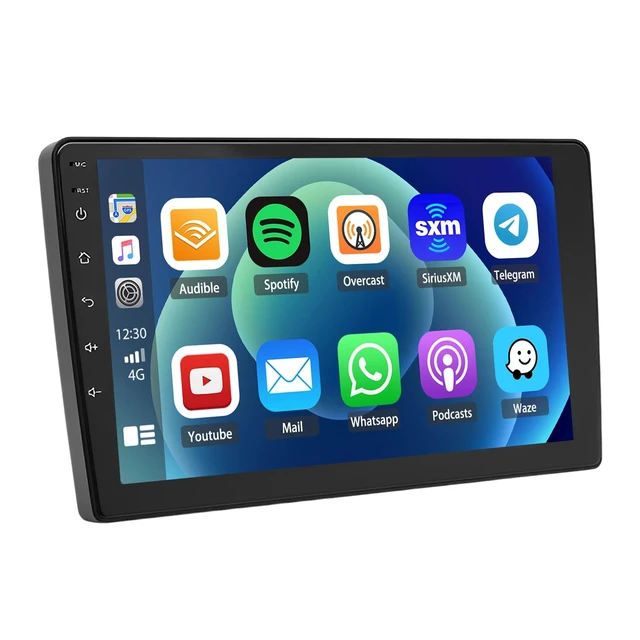 Alt view image 5 of 5 - 9" Double Din Car Radio for Dodge Ram 1500 2500 3500 4500 2006 2007 2008, 2+64G Android 14 Car Radio with Wireless Carplay Android Auto GPS Navi Bluetooth FM RDS WiFi Backup Camera Mirror Link