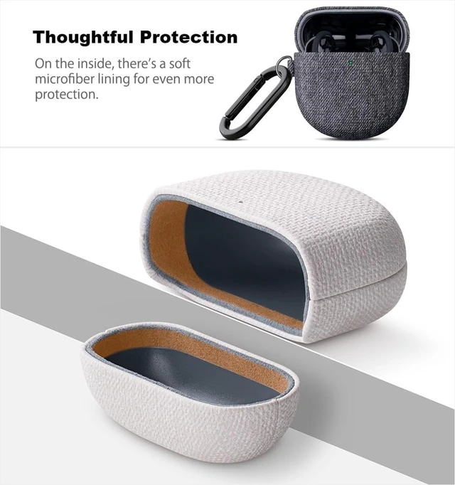 Alt view image 5 of 5 - Haobobro Case with Clip for Bose QuietComfort Ultra Earbuds 1st & 2nd Gen
