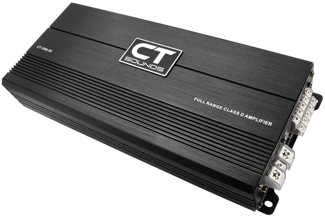 Alt view image 3 of 5 - CT Sounds CT-1500.5D 1800W RMS Full-Range Class D 5-Channel Car Amplifier