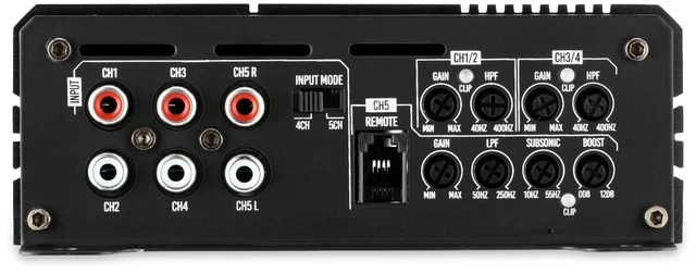 Alt view image 4 of 5 - CT Sounds CT-1500.5D 1800W RMS Full-Range Class D 5-Channel Car Amplifier