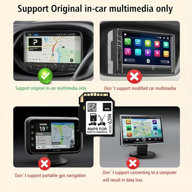 Alt view image 5 of 5 - 2026 Navigation SD Card 8585 6394 Map for GMC Cadillac Buick GM Chevrolet