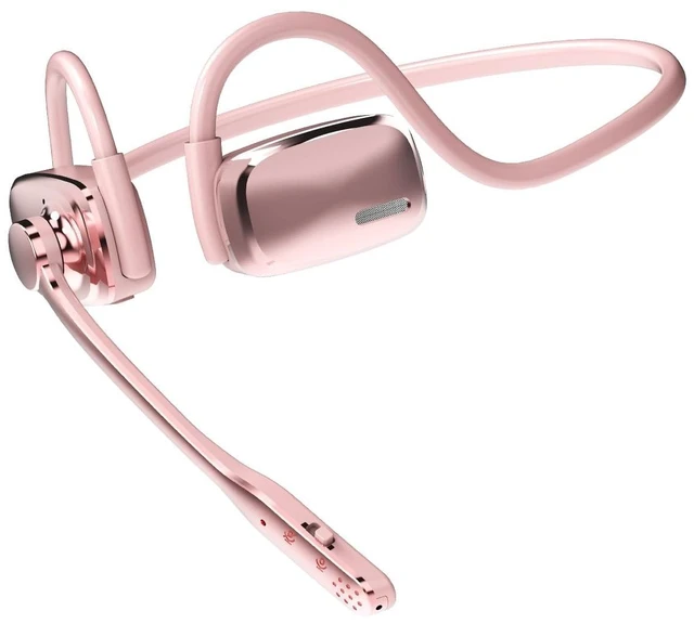 Main image of Wireless Headset with Noise Cancelling Mic, Bluetooth V5.4 Headphones-Pink