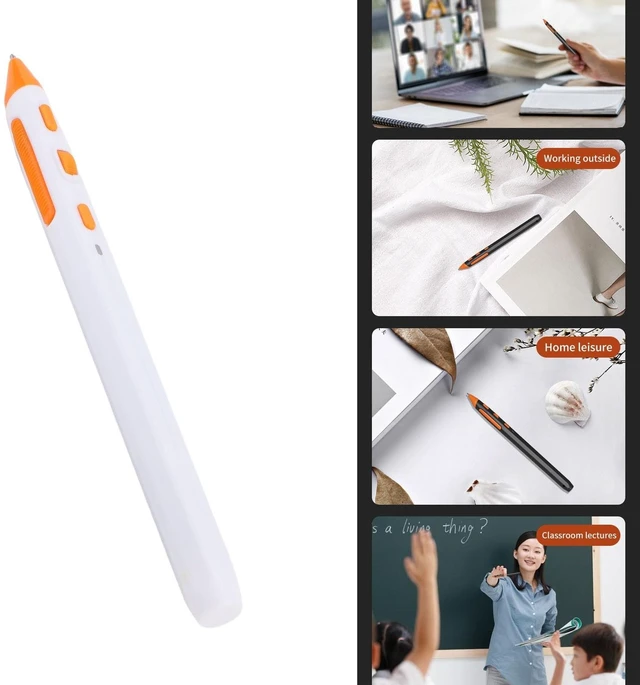 Alt view image 2 of 5 - LICAEVEY Ergonomic Pen Mouse, 800/1200/1600 DPI Adjustable, Wireless 2.4G, Compatible with Windows 8/10/11 and macOS 10.13+