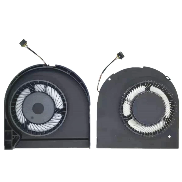 Alt view image 2 of 5 - QUETTERLEE Replacement New Laptop CPU+GPU Cooling Fan for Dell Precision 7550 7560 M7550 M7560 2020 Series 08KNVX 0M06D7 ND85C29-19J28 ND85C29-19J29 EG75070S1-C540-S9A EG75070S1-C530-S9A DC5V 0.5A
