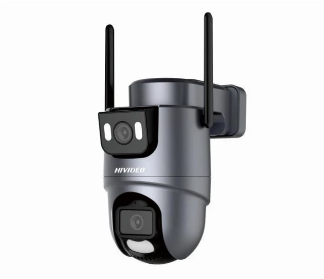 Main image of 2MP Dual Lens 2.4GHz Security Camera Outdoor Cameras For Home Security Grey