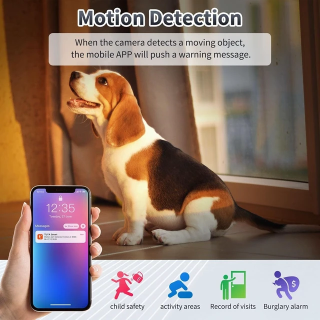 Alt view image 3 of 5 - AiLuce Spy Camera Hidden Camera Small Charger Camera Nanny Cam WiFi Mini