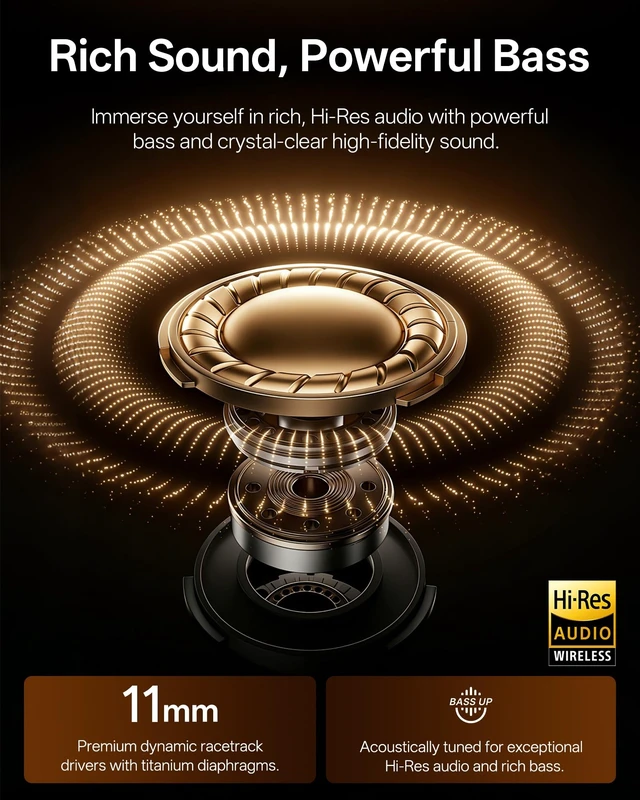 Alt view image 5 of 5 - inscamera Clip On Earbuds, Open Ear Wireless Bluetooth 6.0 Headphones