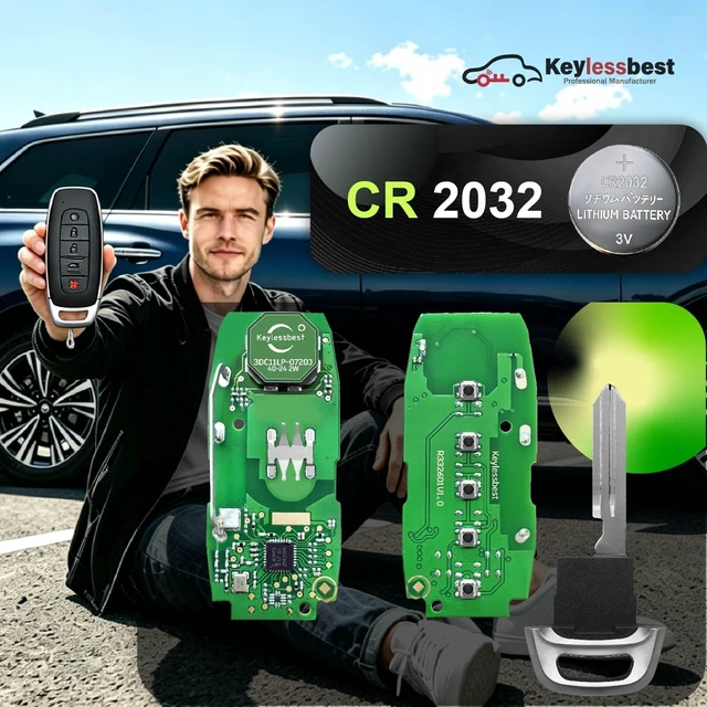 Alt view image 5 of 5 - 2 Keylessbest Replacement for 2022 2023 2024 2025 Nissan Pathfinder Rogue Key Fob Remote Control KR5TXPZ3 5 Buttons 434MHz