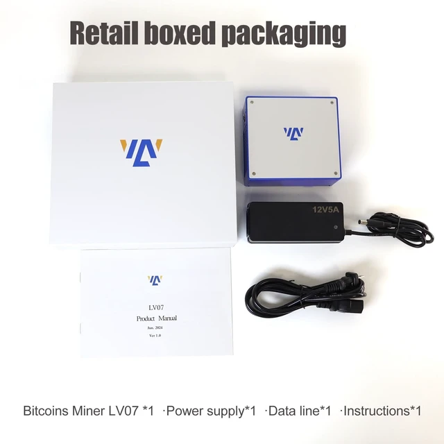 Alt view image 3 of 5 - Luckyminer LV07 Solo Lottery Miner with WiFi 1TH/s SHA-256 BM1366 ASIC, Low Noise Home Mining Machine for Solo & Lottery Mining, Lottery Mining