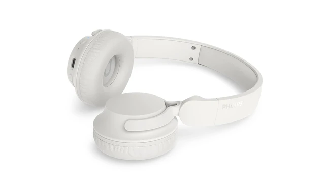 Alt view image 2 of 5 - Philips TAH4000 Wireless On-Ear Bluetooth Headphones, 70H Playtime, Dynamic Bass - White