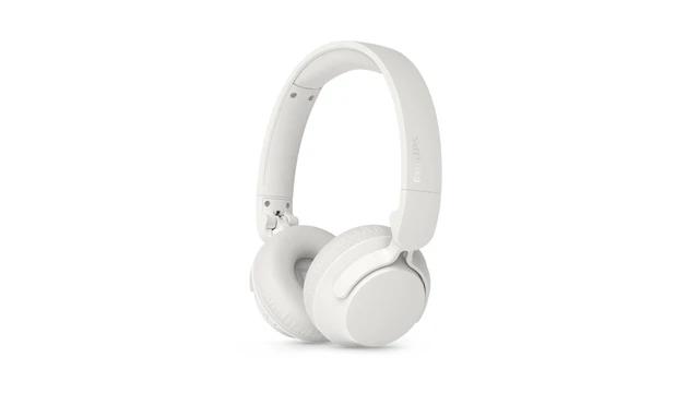 Alt view image 5 of 5 - Philips TAH4000 Wireless On-Ear Bluetooth Headphones, 70H Playtime, Dynamic Bass - White