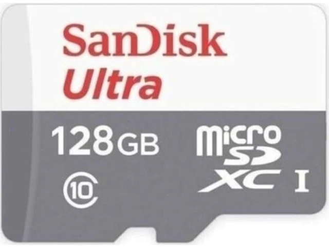 Main image of SanDisk 128GB Ultra microSDXC UHS-I Class 10 Memory Card 100 MB/s SDSQUNR-128G-GN6MN