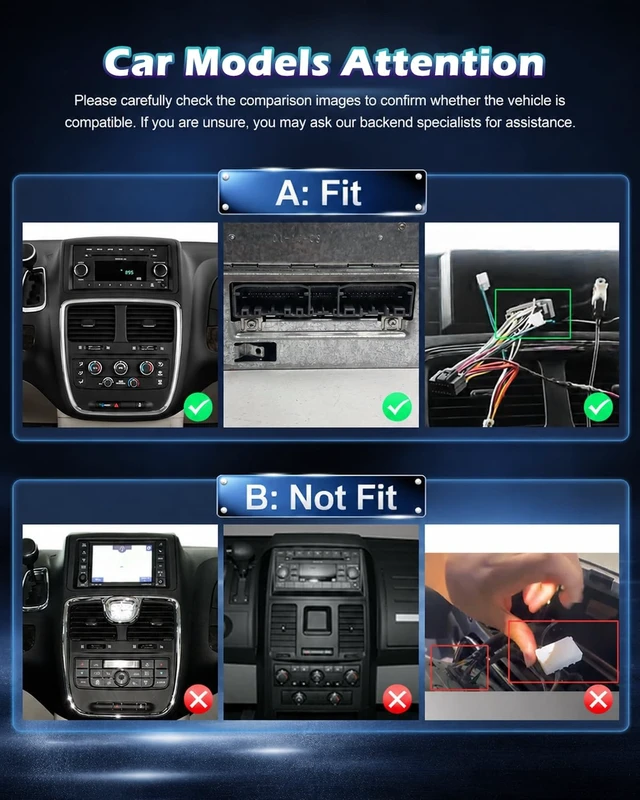 Alt view image 3 of 5 - 4+128G Car Radio for Dodge Grand Caravan and Chrysler Town and Country