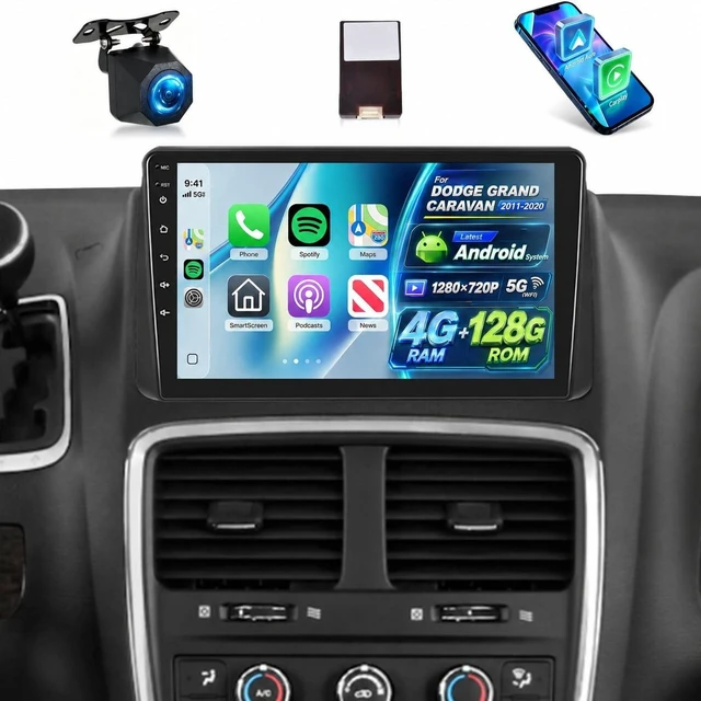 Main image of 4+128G Car Radio for Dodge Grand Caravan and Chrysler Town and Country