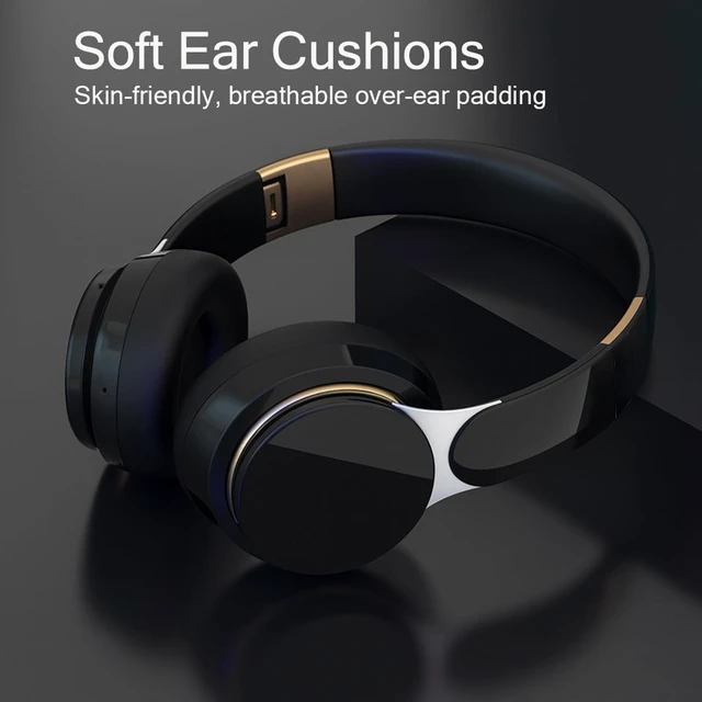 Alt view image 3 of 5 - YUIOXDGL Headphones Over-Ear Foldable Headset for Travel, Office & Home (Black)