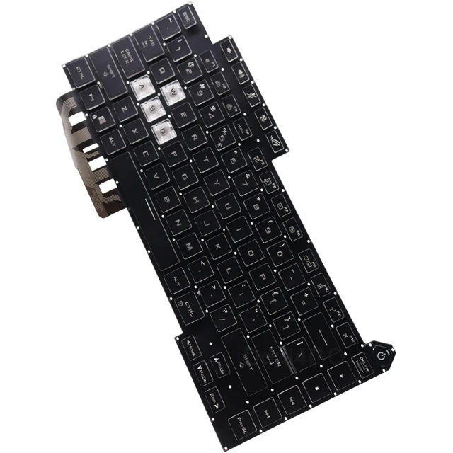 Alt view image 5 of 5 - Deal4GO Backlit Keyboard Replacement for ASUS G513 G533 G513QM G513QR G513QE G513RC G533ZW G533ZM G533QS G513IC-EB73 G513IE-PH74